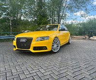 Fahrzeugaufbereitung in Olpe – fertig aufbereiteter Audi in Gelb